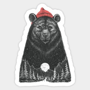 Forest bear Sticker